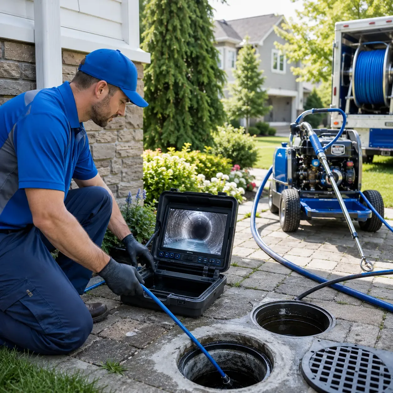 Outdoor drain cleaning professionals serving West Danville, VT