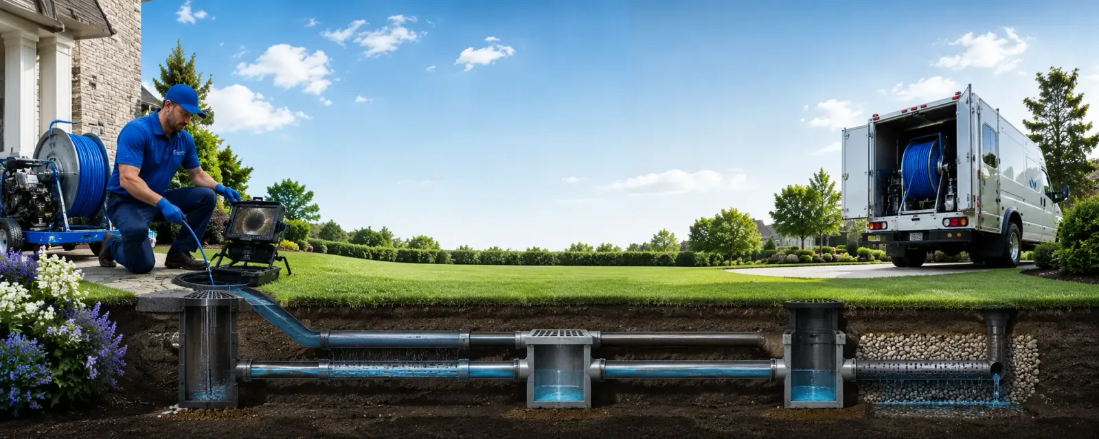 Outdoor drain cleaning information for West Danville, VT
